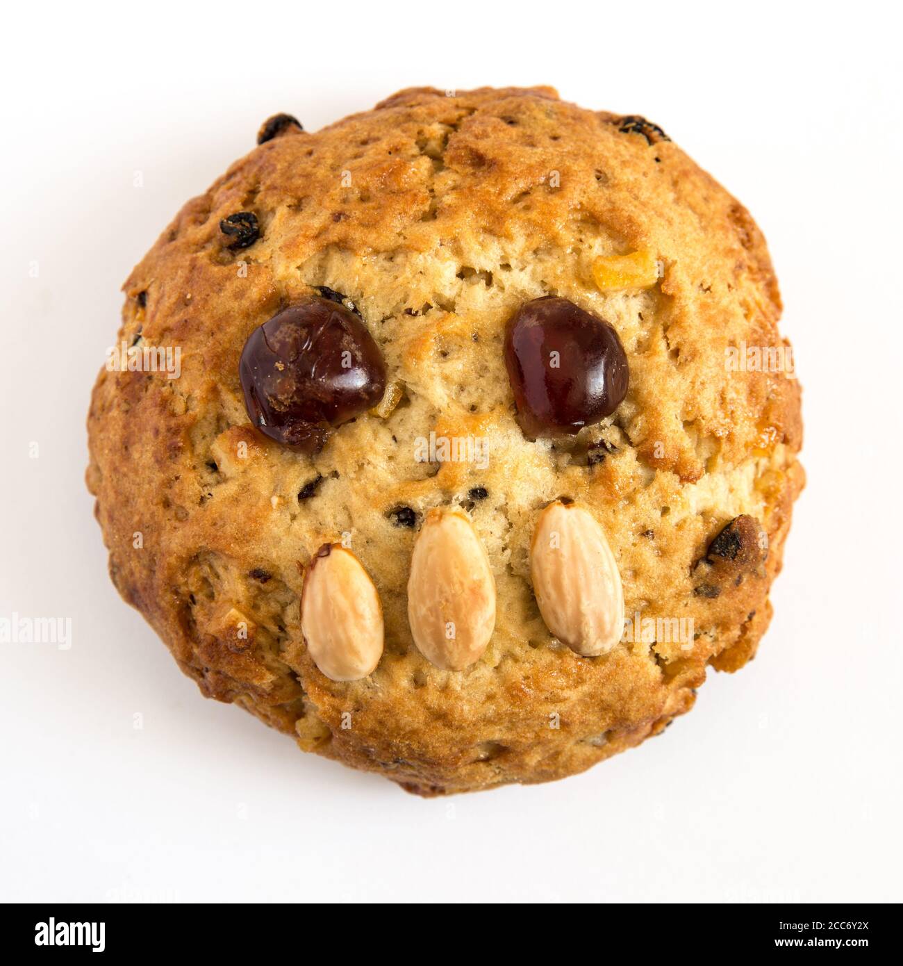 A traditional Yorkshire Fat Rascal cake which is a traditional local