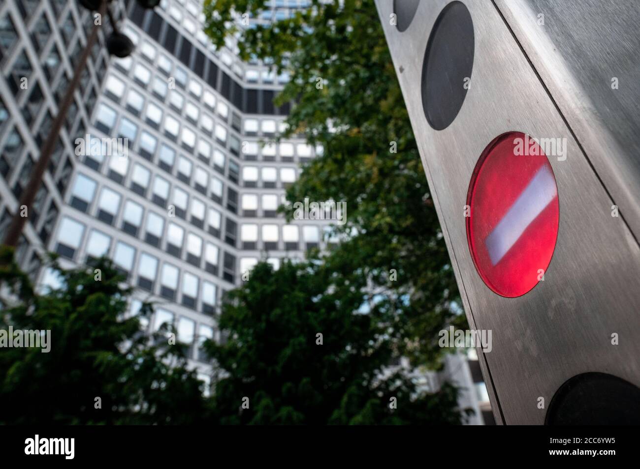 Essen, Germany. 19th Aug, 2020. The RWE headquarters in Essen is located on Huyssenallee in Essen. RWE has moved its new corporate headquarters to the north of Essen. Credit: Fabian Strauch/dpa/Alamy Live News Stock Photo