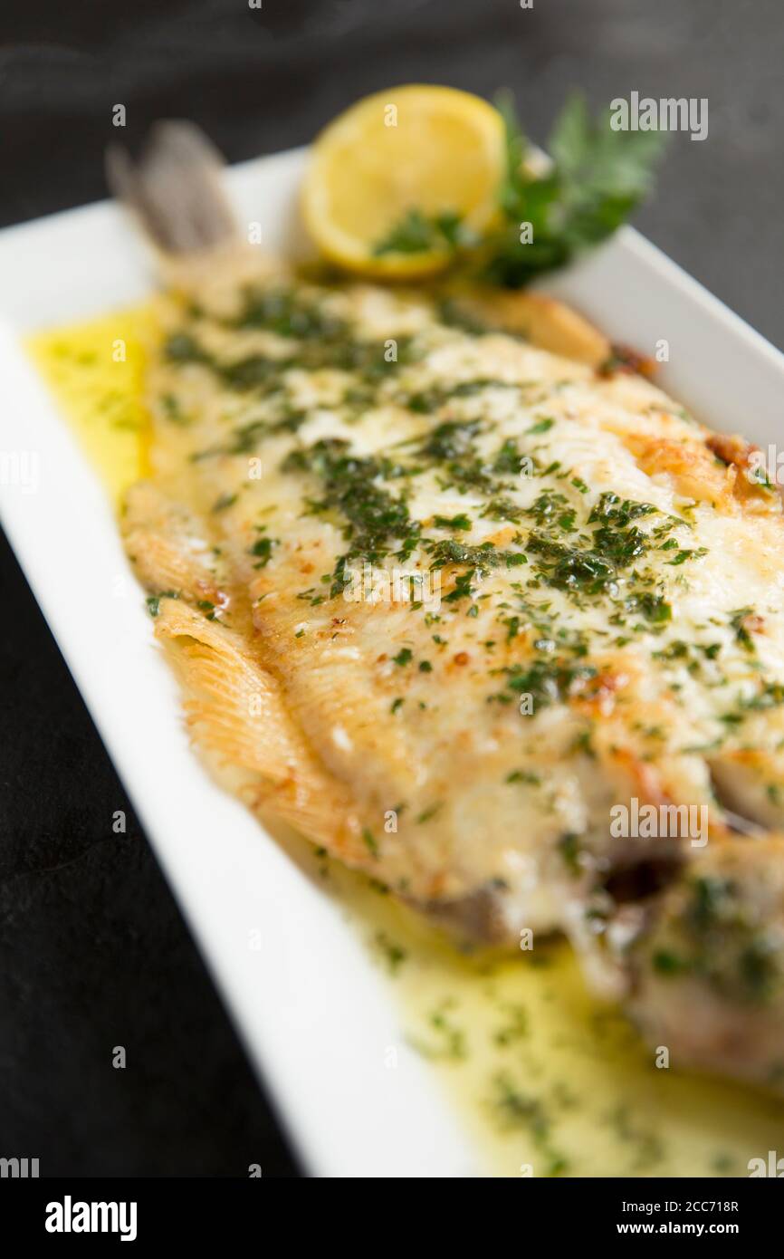 Dover sole meuniere hires stock photography and images Alamy
