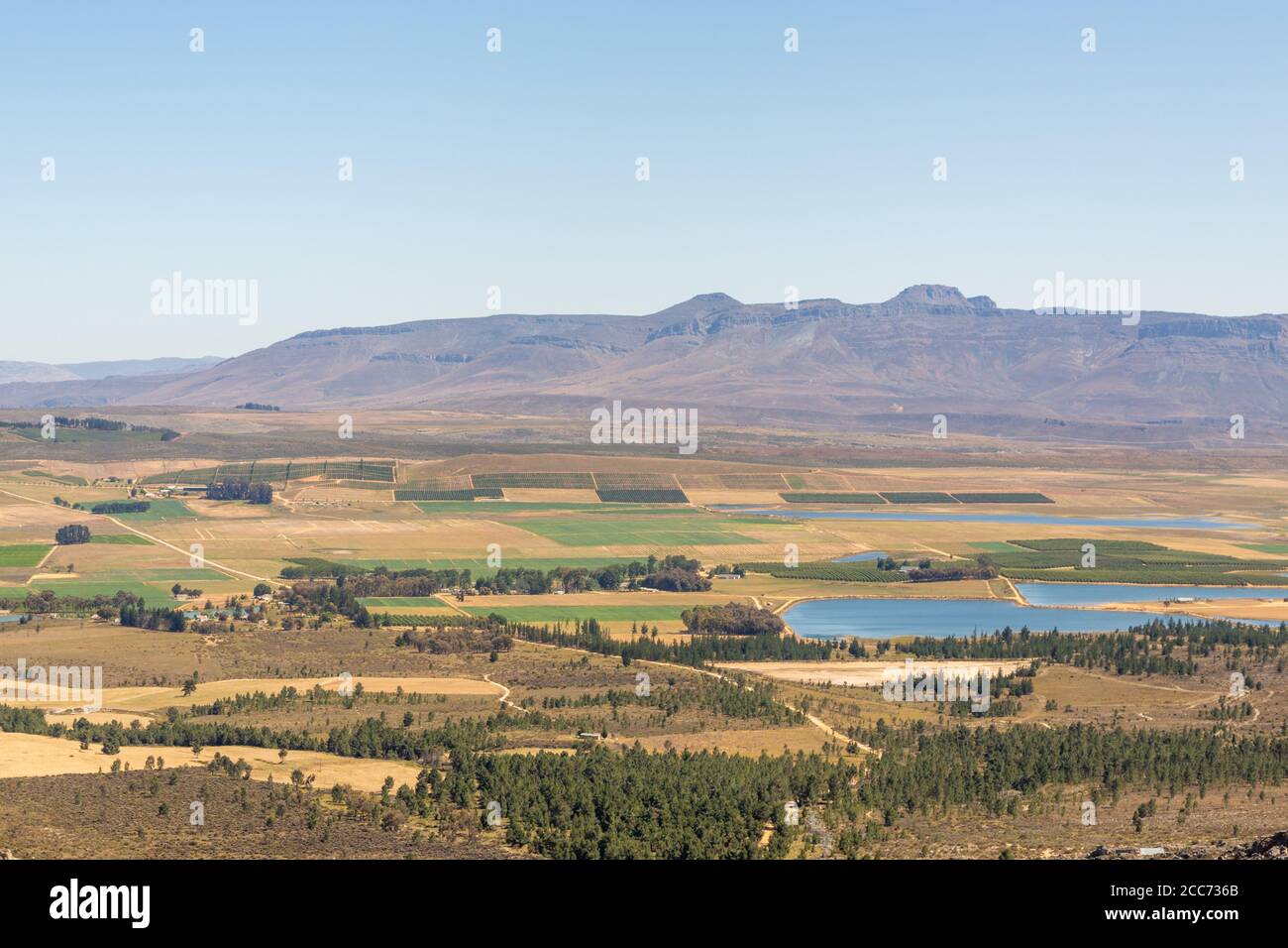 View into the Valley from Matroosberg, east of Ceres, Western Cape