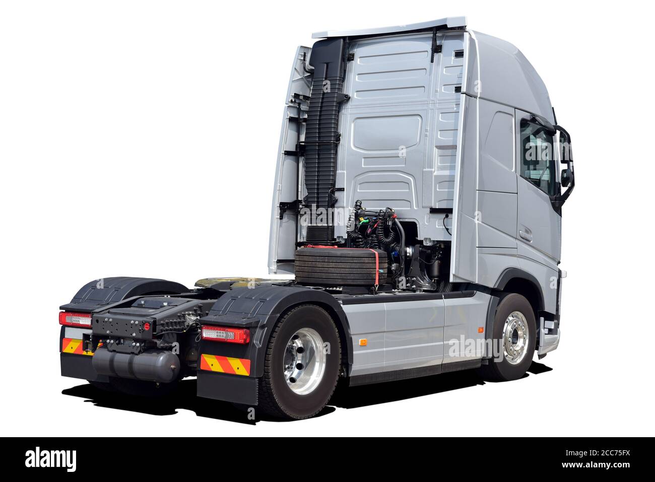 The rear of the truck tractor Stock Photo Alamy