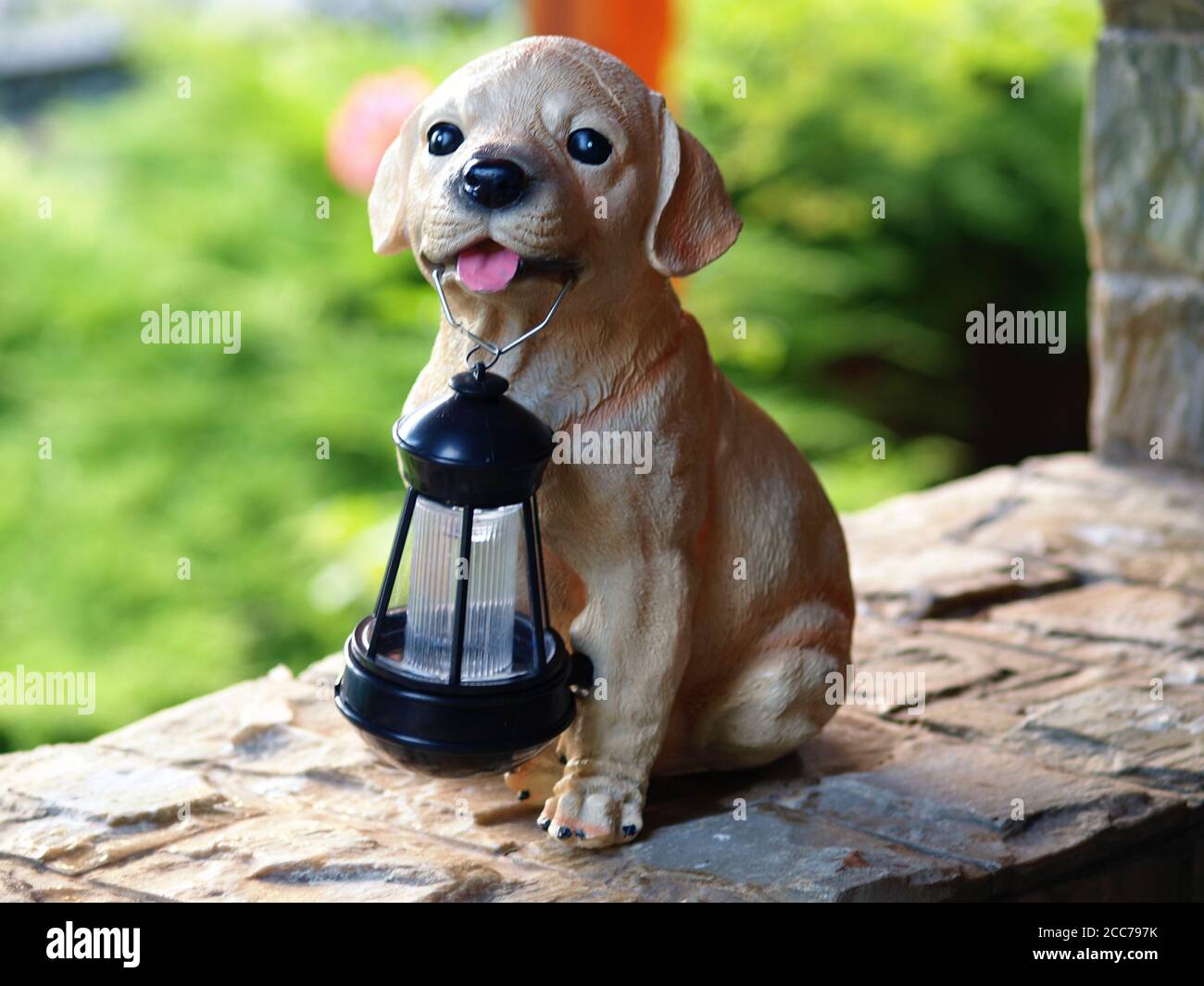 Dog Lamp Stock Photo
