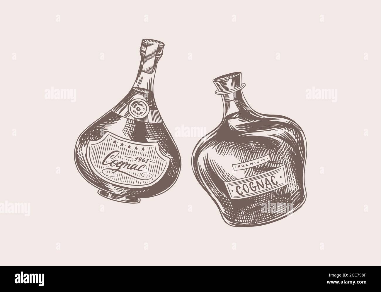 Cheers toast. Vintage Cognac badge. Alcoholic Label for poster banner ...