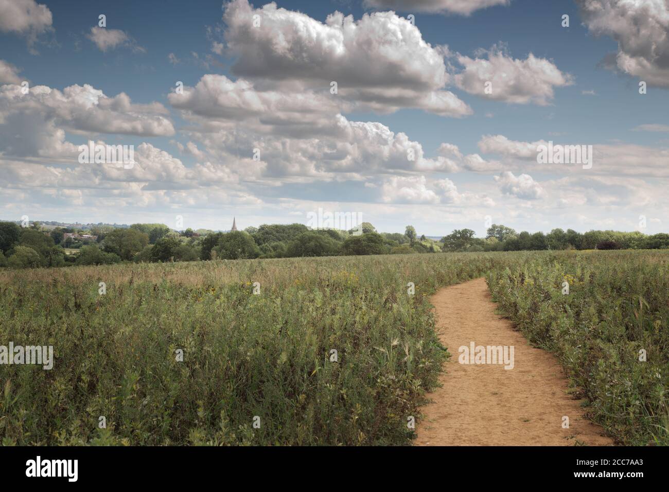 landscape image taken on the Adderbury circular walk in the Oxfordshire