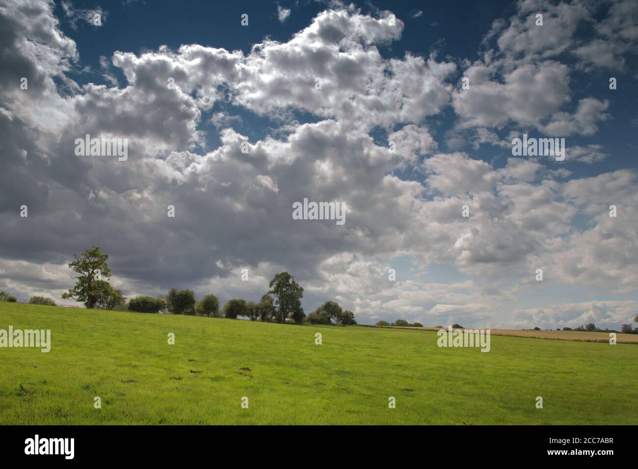 landscape image taken on the Adderbury circular walk in the Oxfordshire