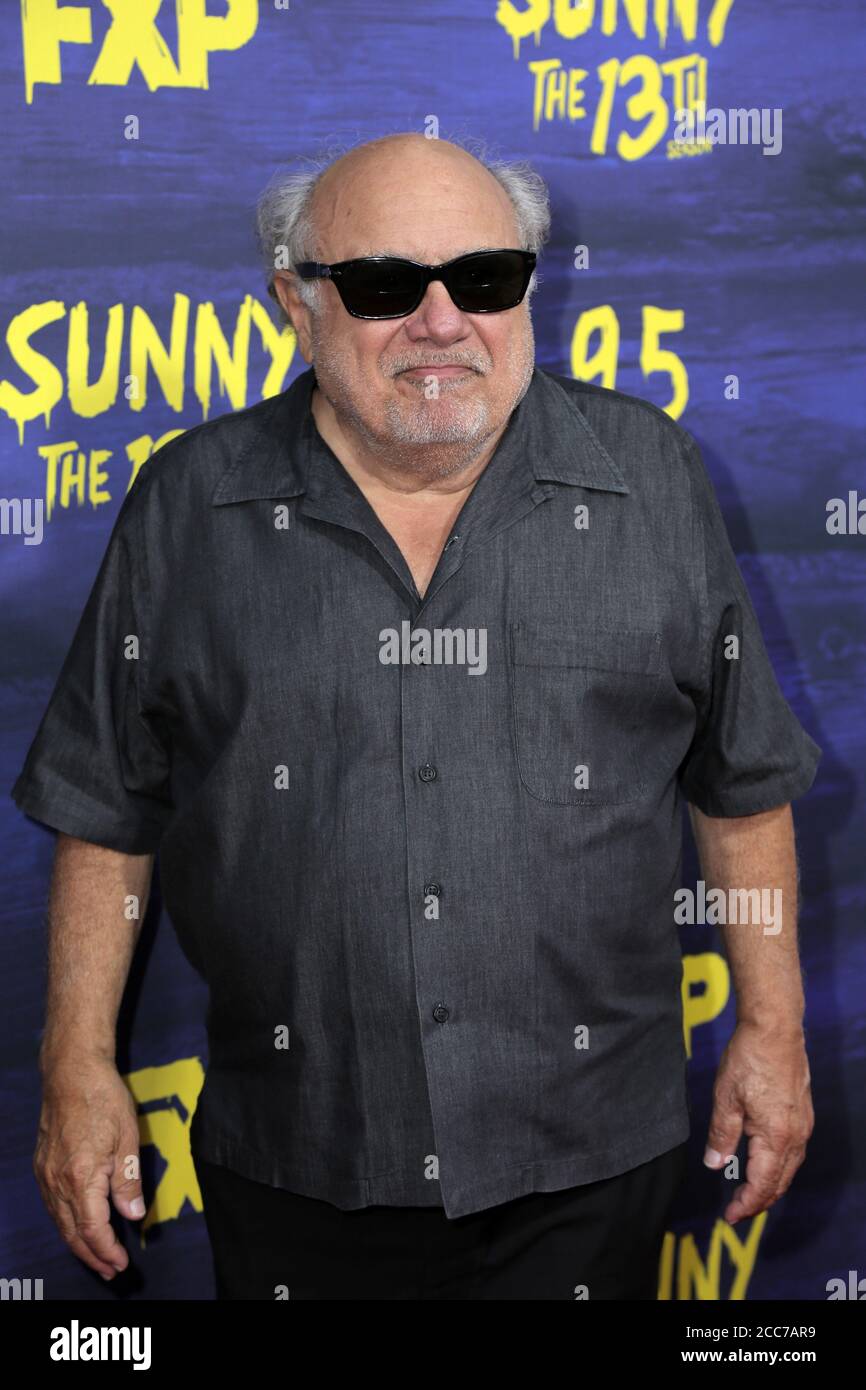 LOS ANGELES - SEP 4:  Danny DeVito at the Premiere Of FXX's It's Always Sunny In Philadelphia Season 13 at the Regency Bruin Theatre on September 4, 2018 in Westwood, CA Stock Photo