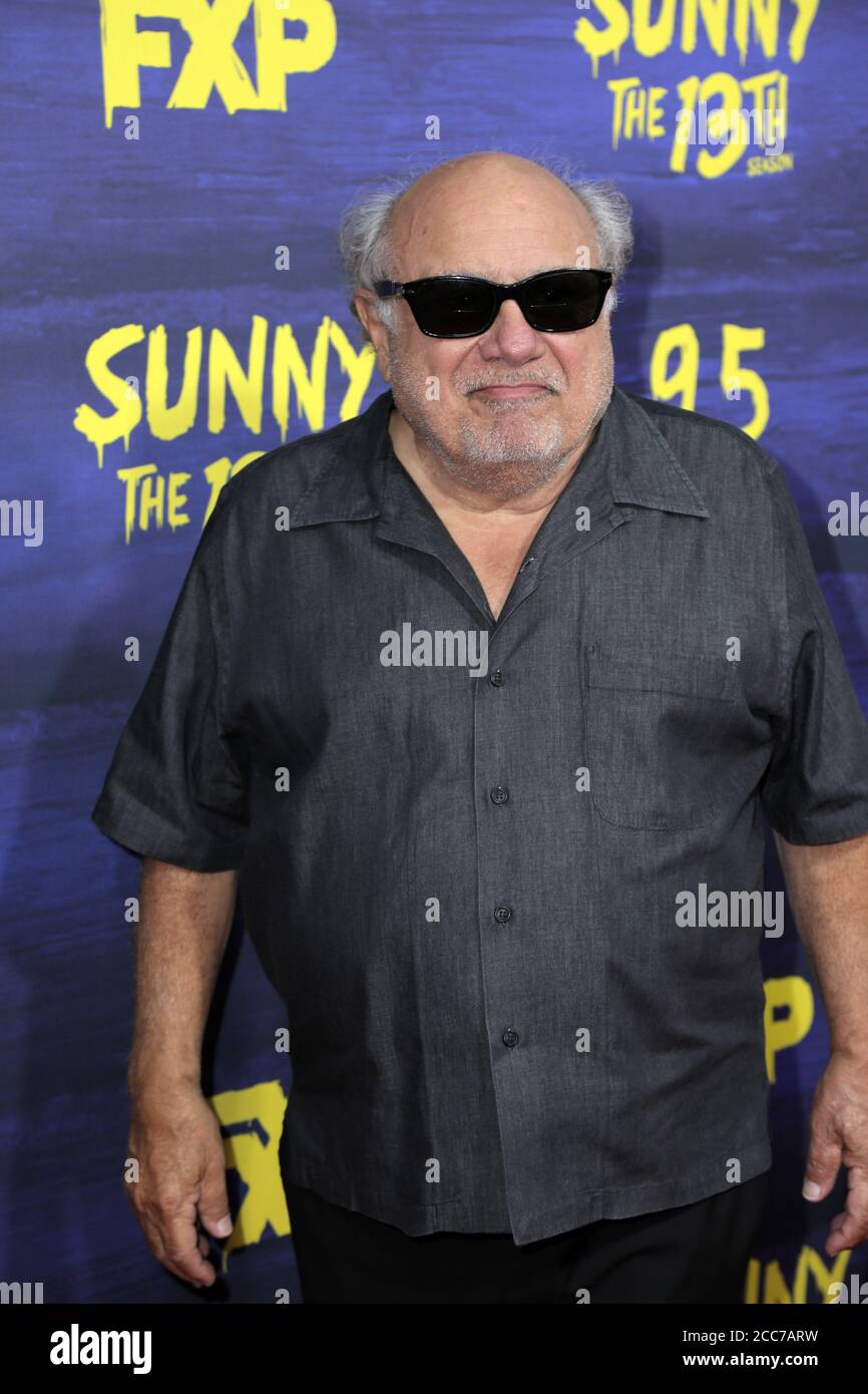 LOS ANGELES - SEP 4:  Danny DeVito at the Premiere Of FXX's It's Always Sunny In Philadelphia Season 13 at the Regency Bruin Theatre on September 4, 2018 in Westwood, CA Stock Photo