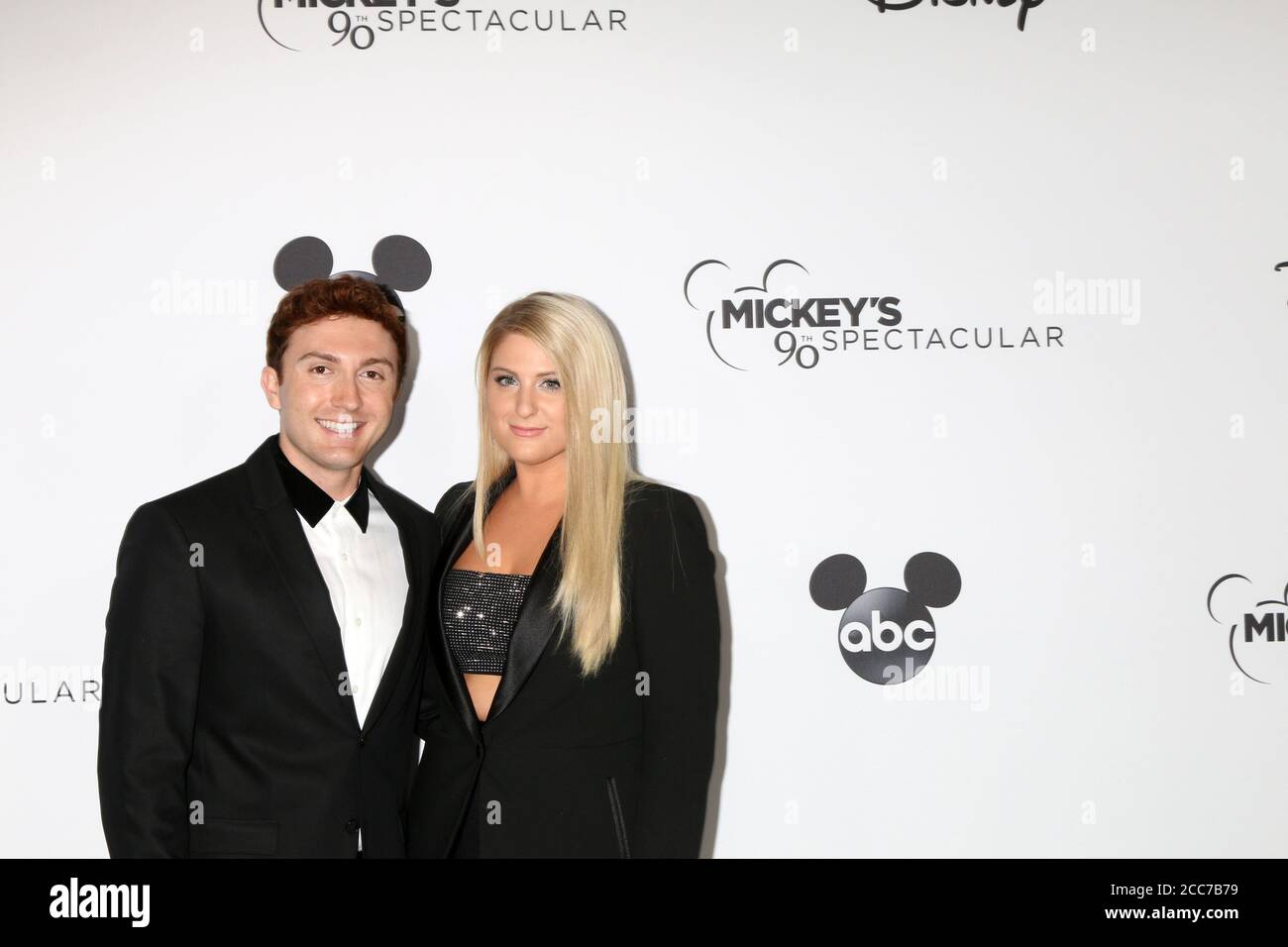 LOS ANGELES - OCT 6: Daryl Sabara, Meghan Trainor at the Mickey's 90th