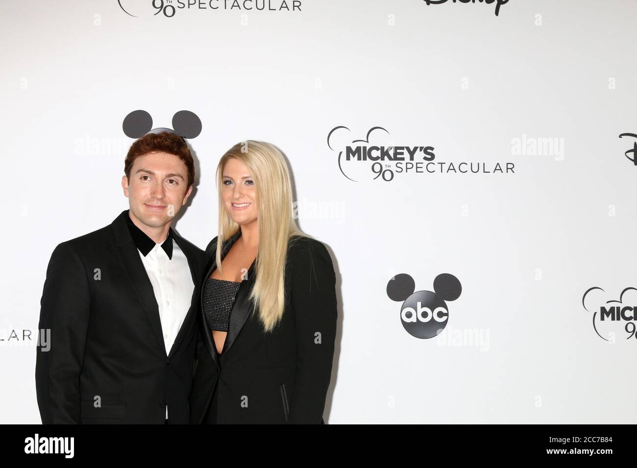 LOS ANGELES - OCT 6: Daryl Sabara, Meghan Trainor at the Mickey's 90th