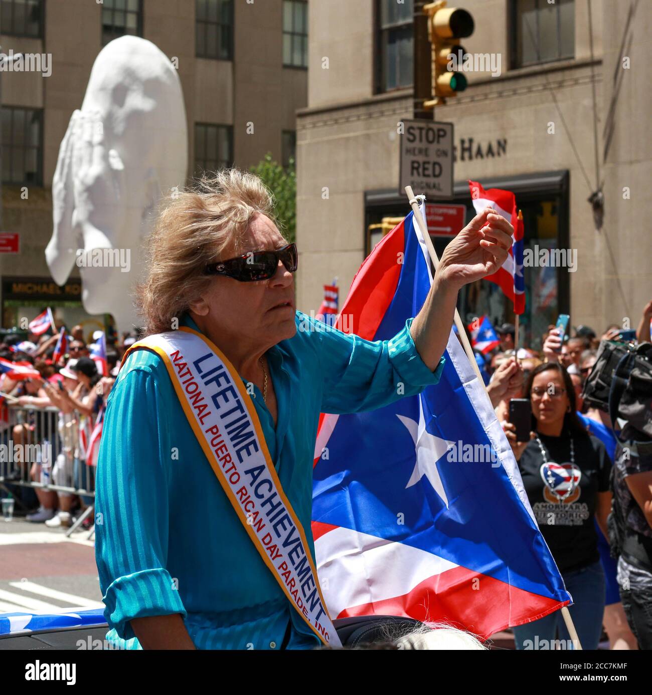 Puerto Rican Day Parade in New York City Stock Photo