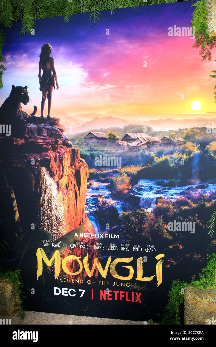 LOS ANGELES - NOV 28: General Atmosphere at the Mowgli: Legend of the  Jungle Premiere at the ArcLight Theater on November 28, 2018 in Los  Angeles, CA Stock Photo - Alamy
