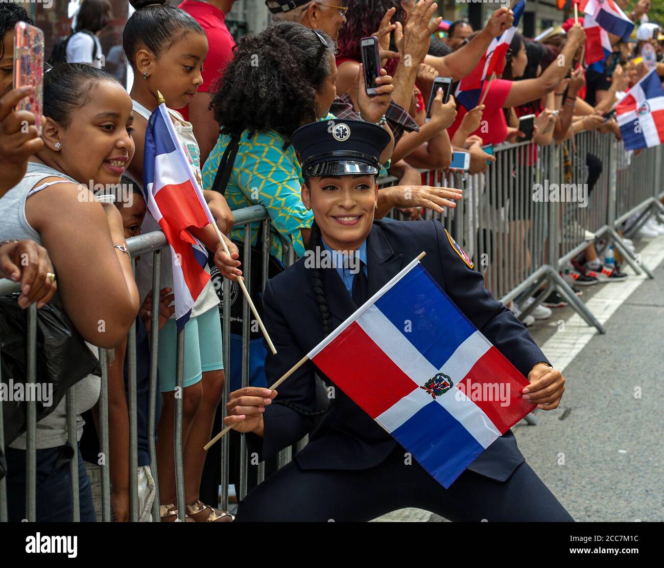 Dominican Day Parade in downtown New York City Stock Photo Alamy