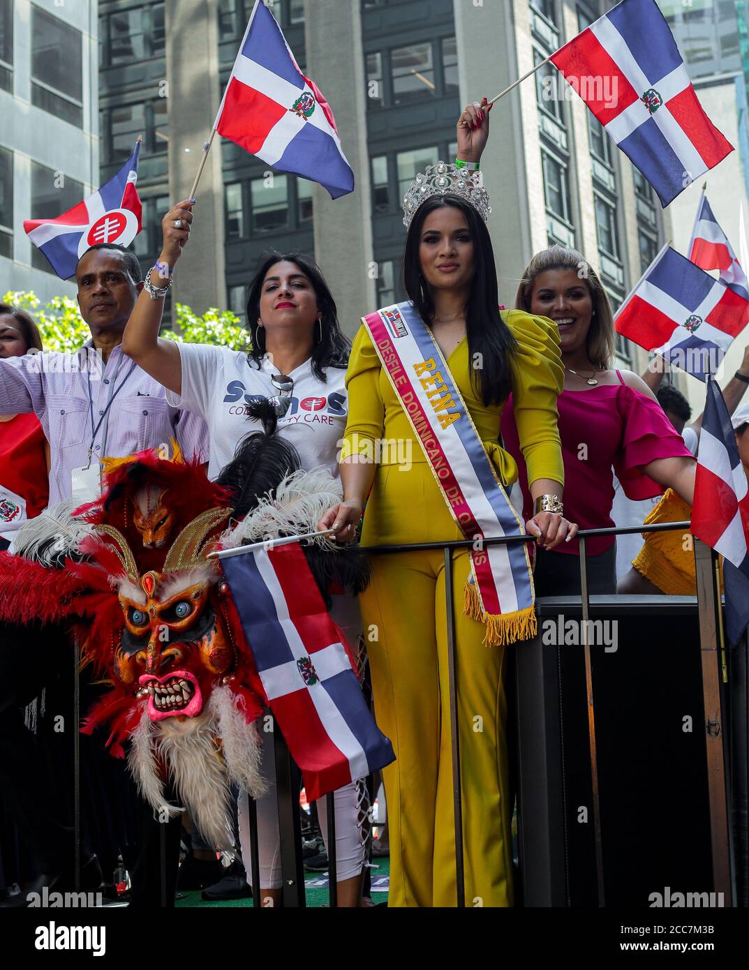 Dominican Day Parade in downtown New York City Stock Photo Alamy