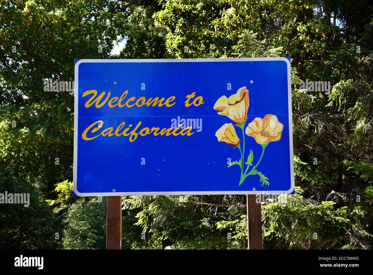 Oregon sign border hires stock photography and images Alamy