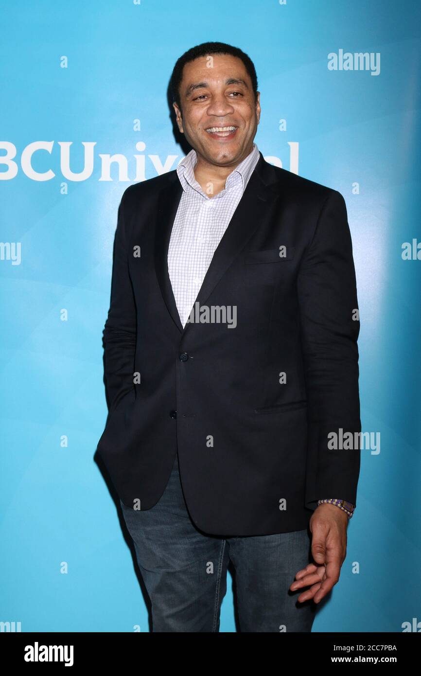 LOS ANGELES - JAN 9:  Harry Lennix at the NBC TCA Winter Press Tour at Langham Huntington Hotel on January 9, 2018 in Pasadena, CA Stock Photo