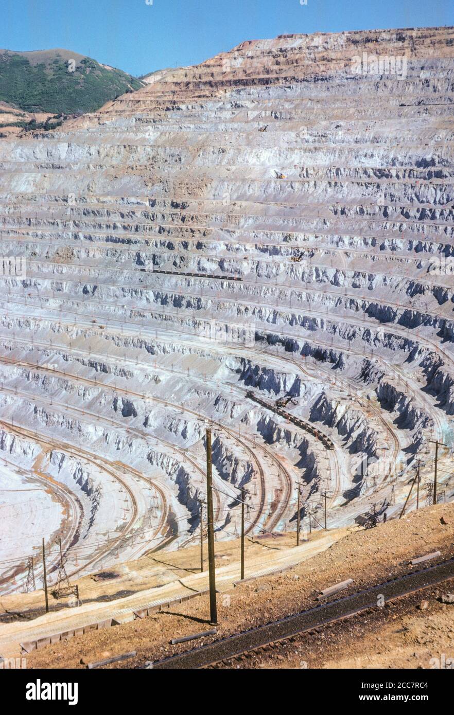 Bingham Canyon Copper Mine Aka Kennecott Copper Mine Utah