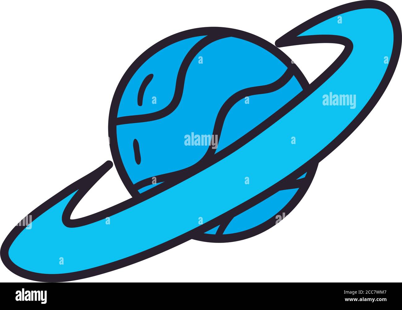 Planet line and fill style icon design, Continent earth world globe ...