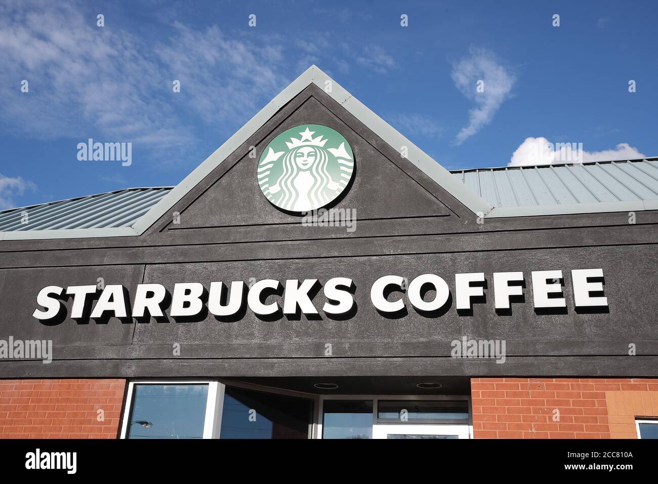 Starbucks Coffee Sign. London Ontario Canada Luke Durda/Alamy Stock Photo