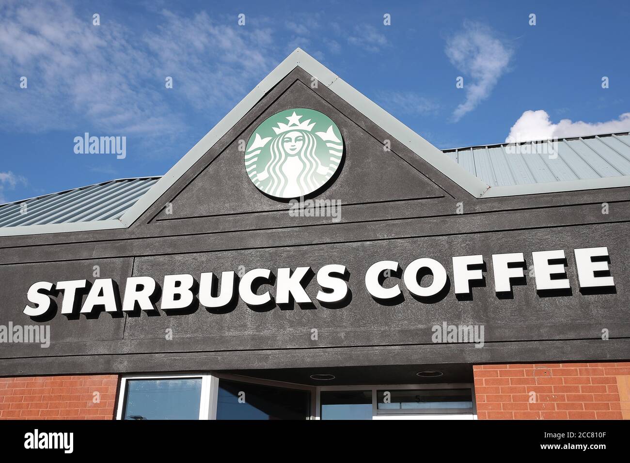 Starbucks Coffee Sign. London Ontario Canada Luke Durda/Alamy Stock Photo