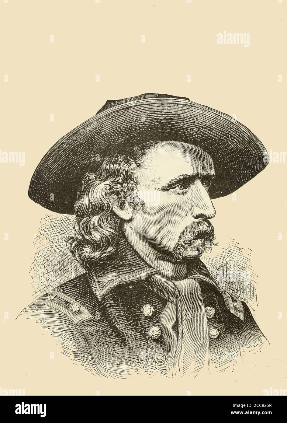 General George Armstrong Custer in 1865 Stock Photo