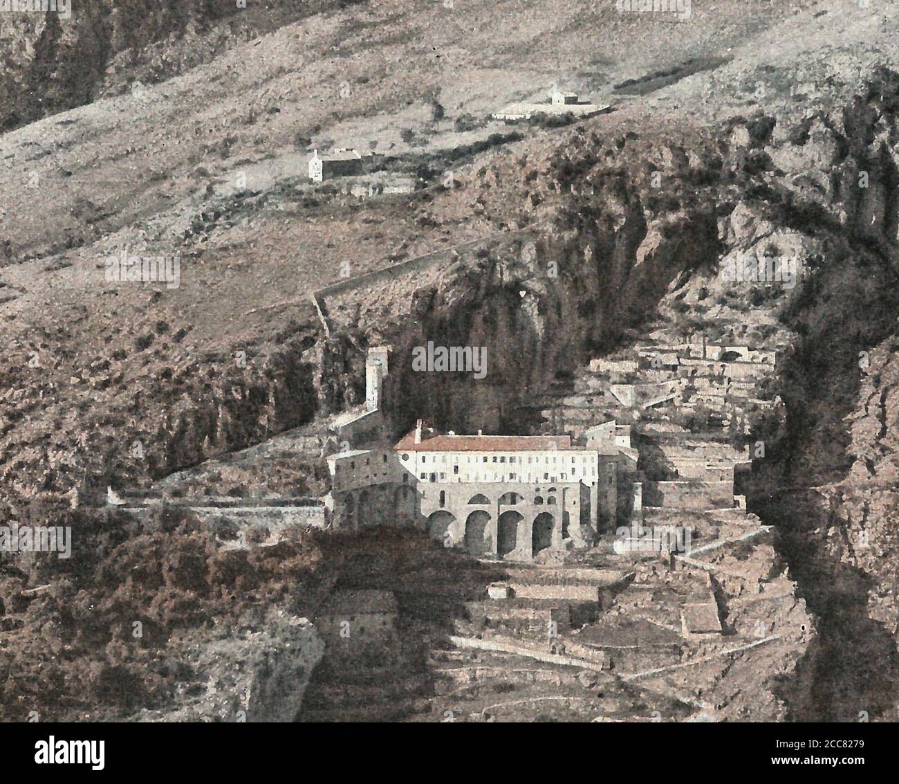 The Abbey of Saint Scholastica, also known as Subiaco Abbey, is located