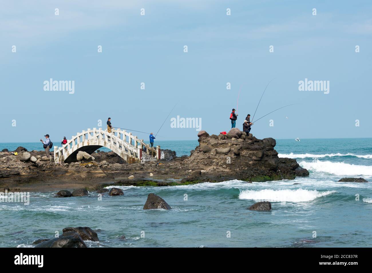 New Taipei City, Taiwan - Beautiful scenic view from Shimen Cave. a ...