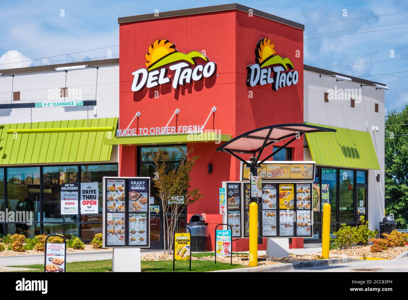 Del Taco fast-food restaurant in Loganville, Georgia. (USA) Stock Photo