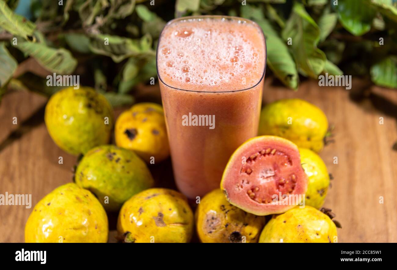 Guava's juice. The Health Benefits of Guava Juice are many and