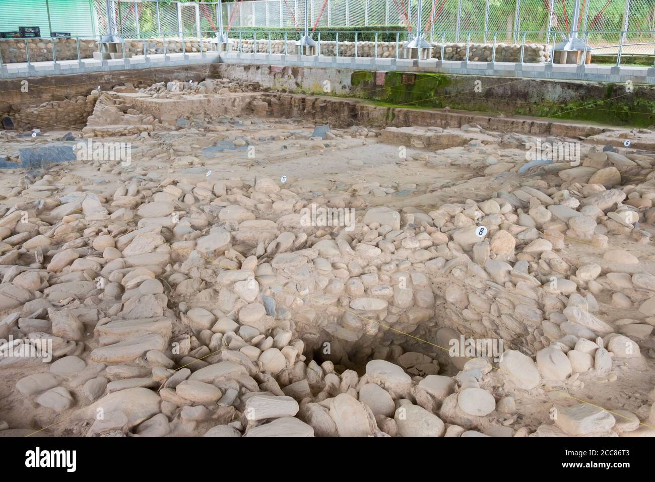 Taitung, Taiwan - Peinan Site Park (Beinan Cultural Park) in Taitung, Taiwan. Stock Photo