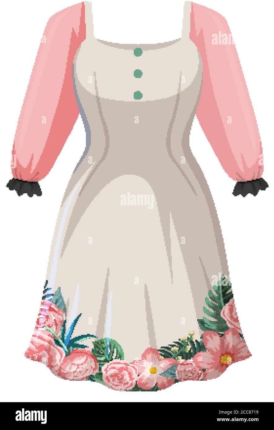 Isolated beautiful female outfit illustration Stock Vector Image & Art ...