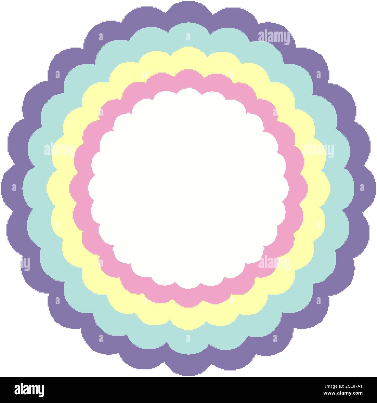 Descubrir 58+ imagen circulo arcoiris pastel