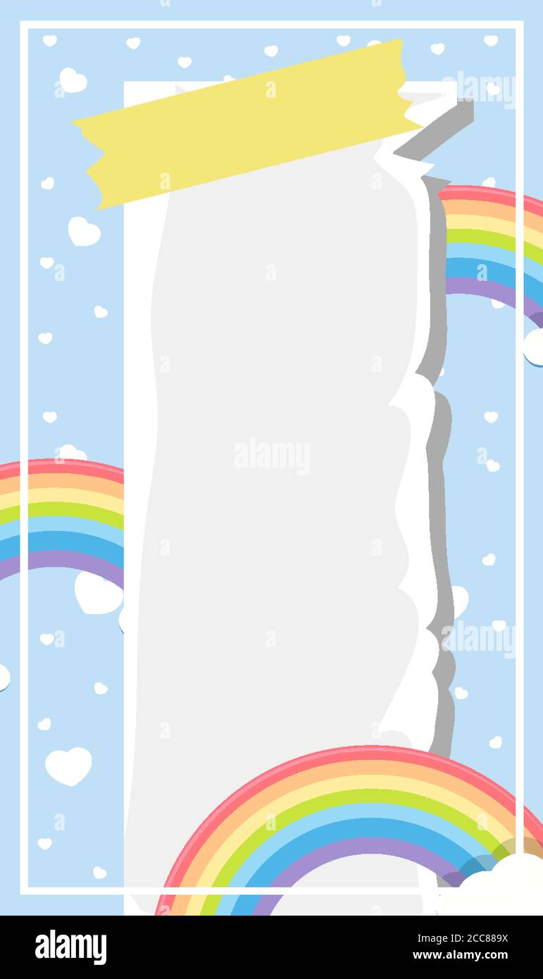 Blank banner with rainbow sky theme on blue background illustration Stock Vector Image & Art - Alamy Blank banner with rainbow sky theme on blue background illustration Stock Vector Image & Art - Alamy