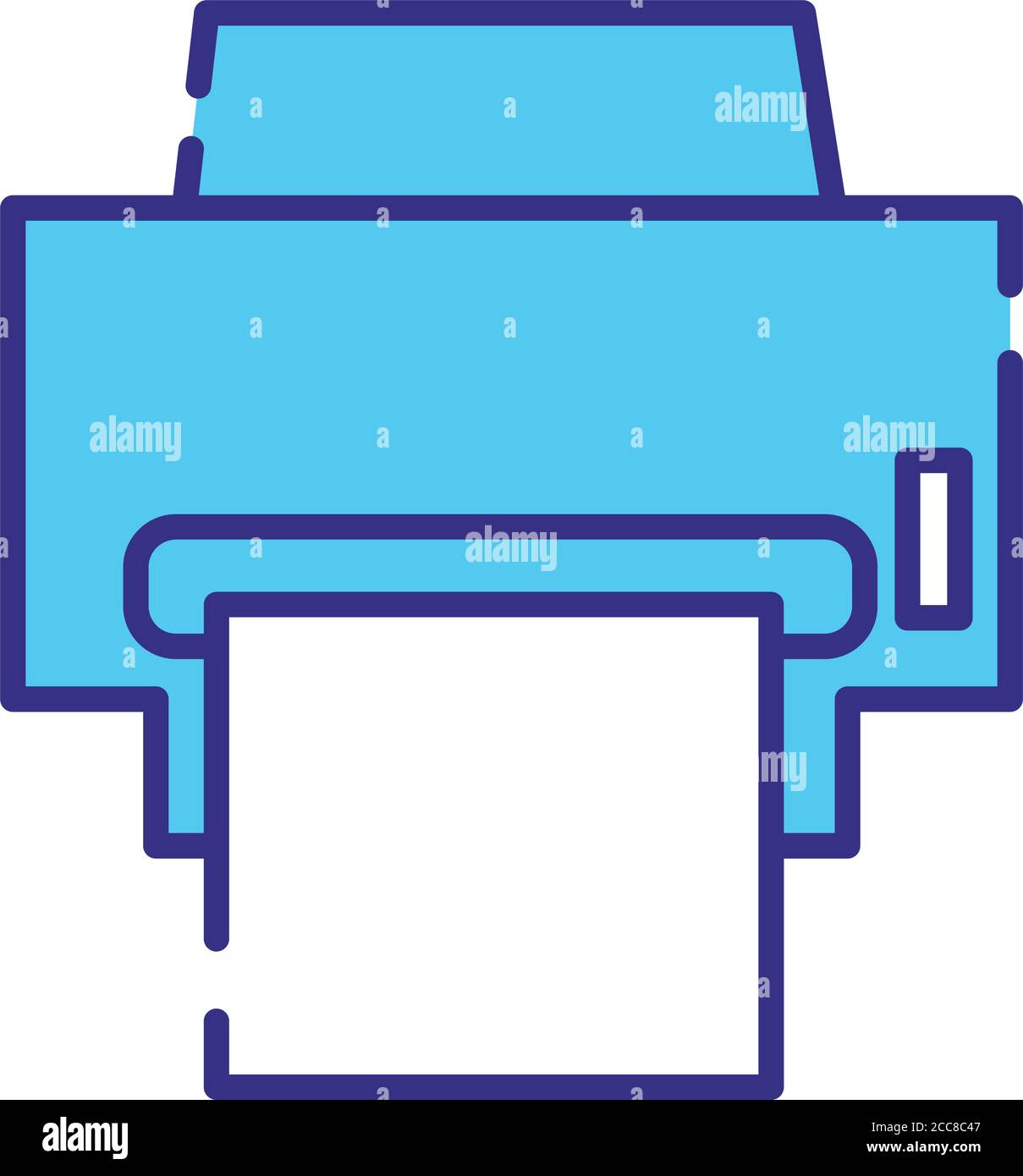 Laser printer icon outline style hi-res stock photography and images ...