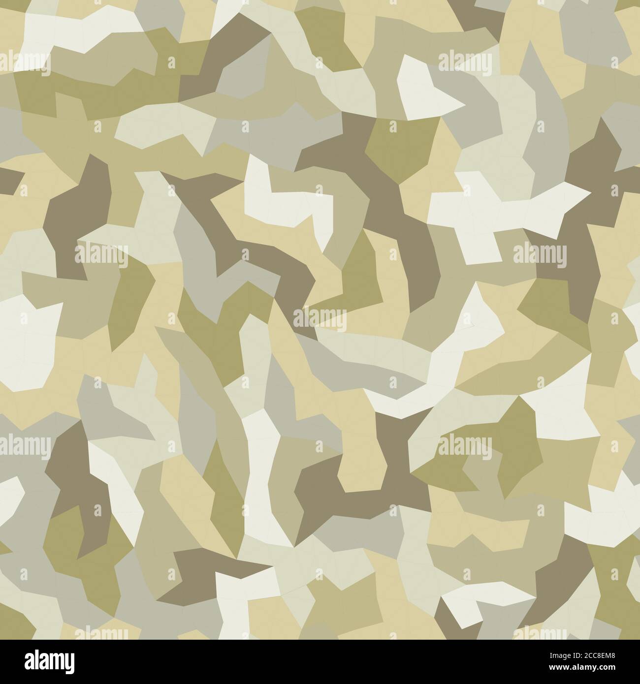 Desert camouflage of various shades of gray, beige and yellow colors