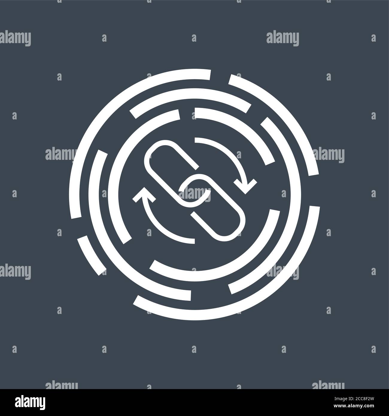 Chainlink concept abstract Stock Vector Images - Alamy