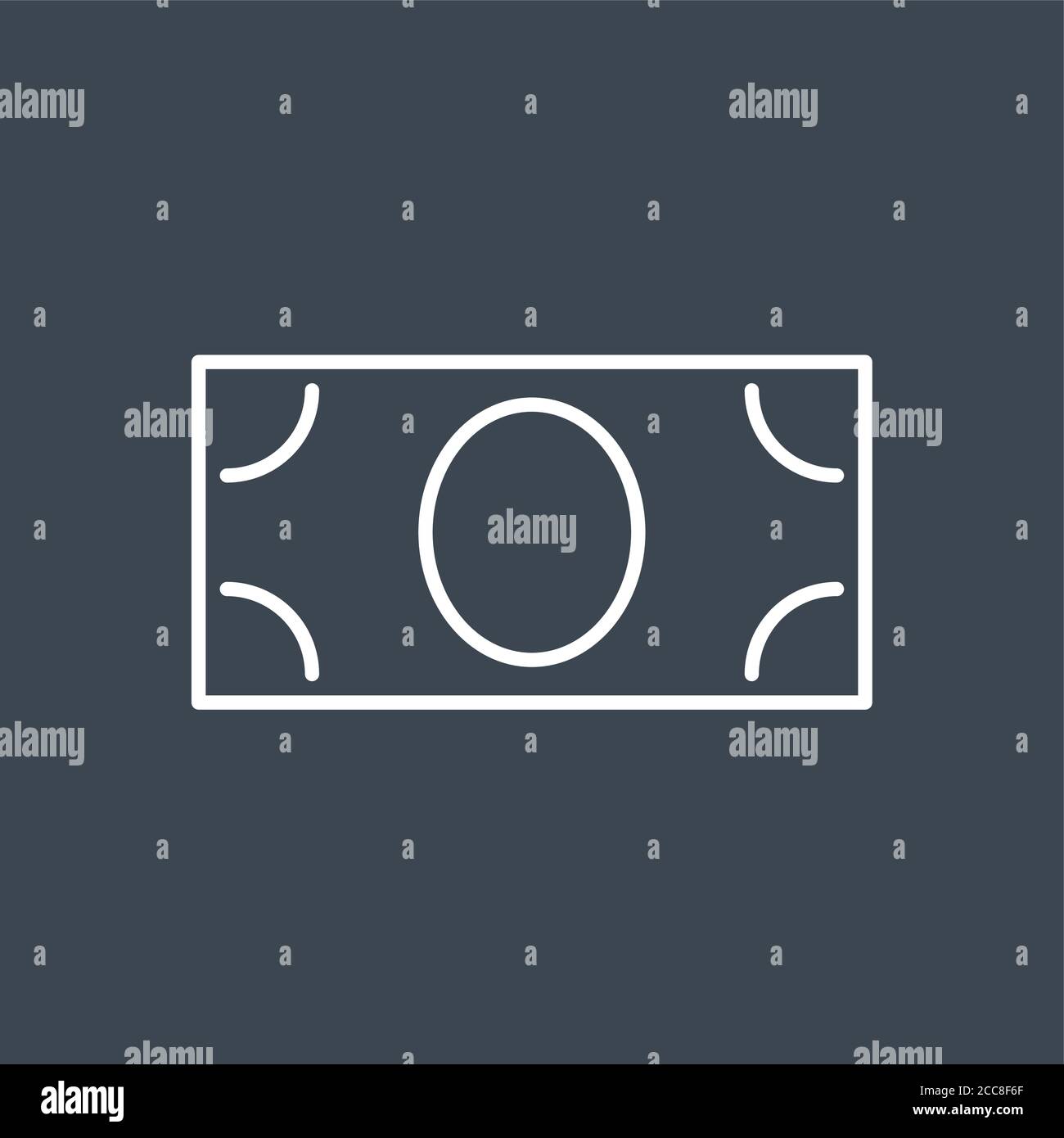 Dollar related vector thin line icon Stock Vector Image & Art - Alamy