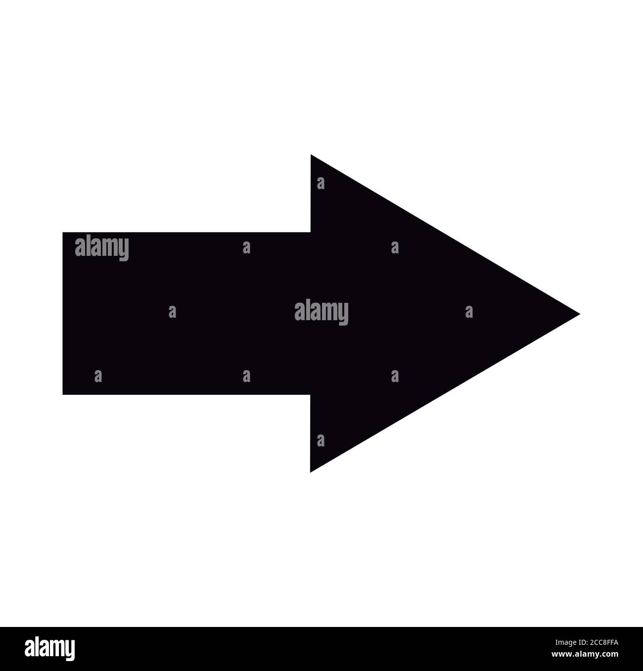 Arrow Vector Sign .Flat Icon web or app Stock Vector Image & Art - Alamy