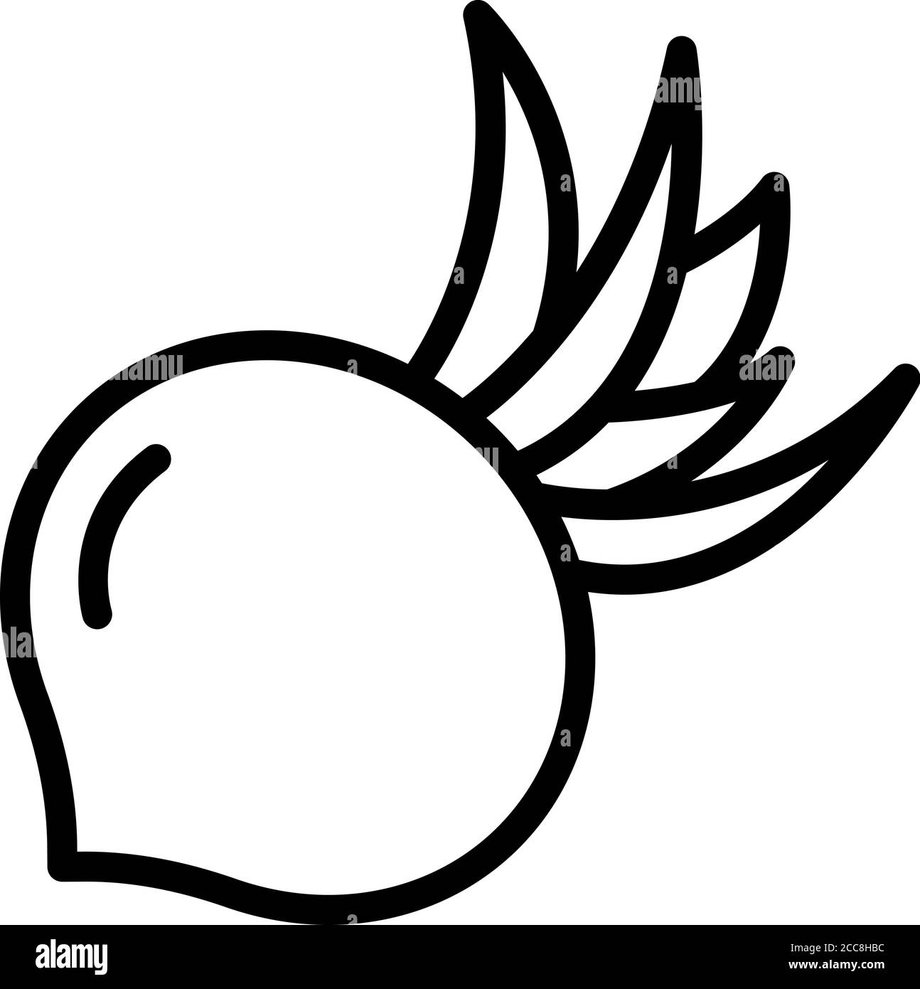 Beetroot icon, outline style Stock Vector Image & Art Alamy