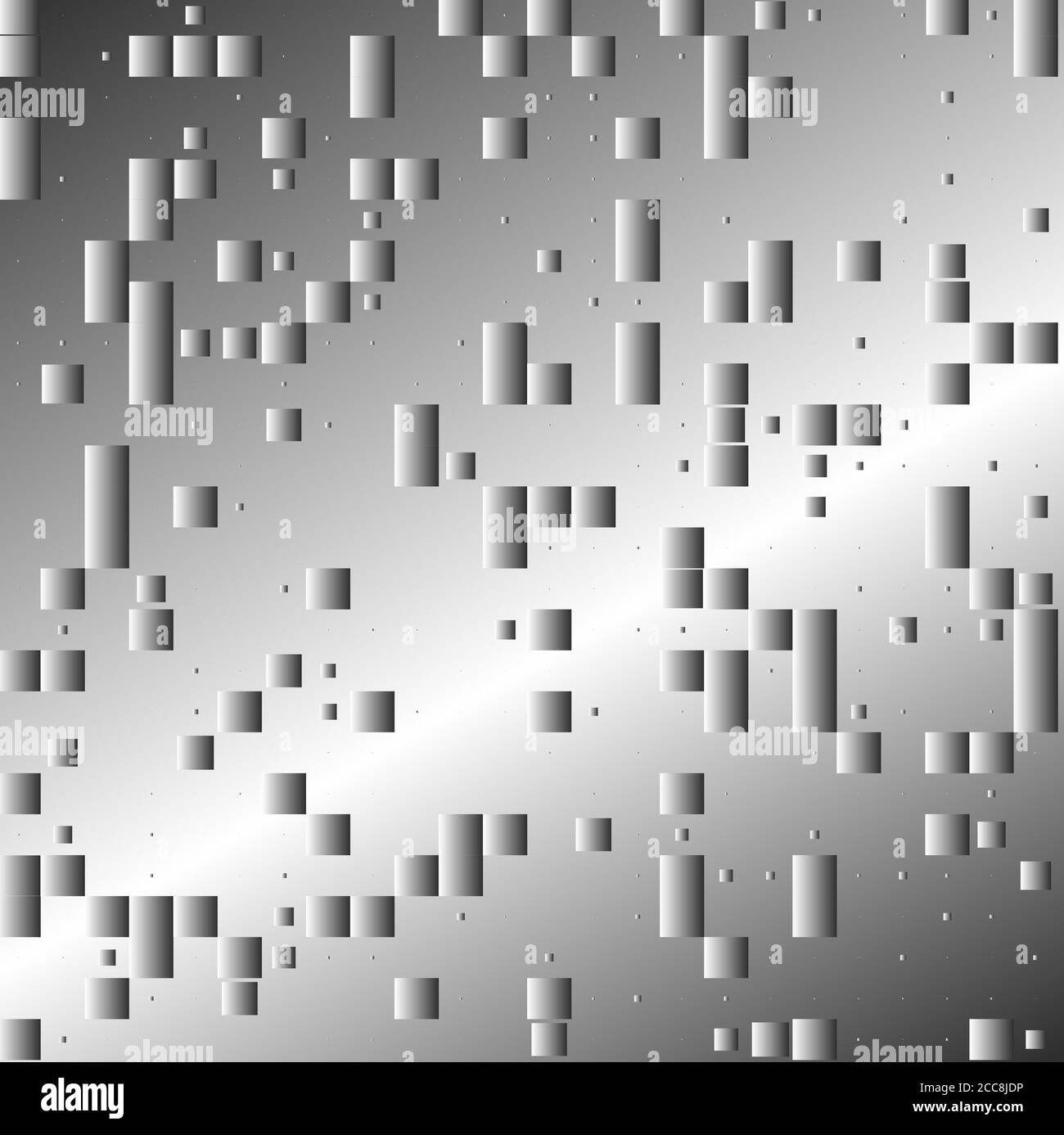 abstract metal background with cubes and cylinders Stock Photo - Alamy