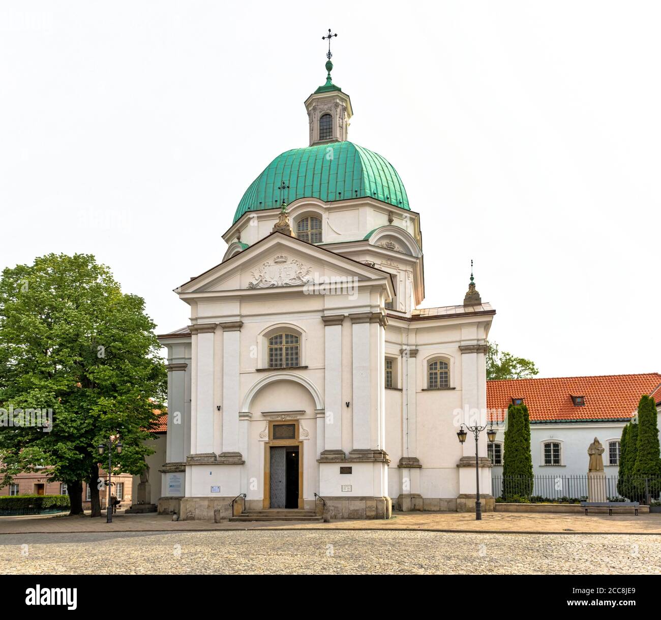 Warsaw, Poland May 22, 2020 The roman catholic St. Kazimierz Church