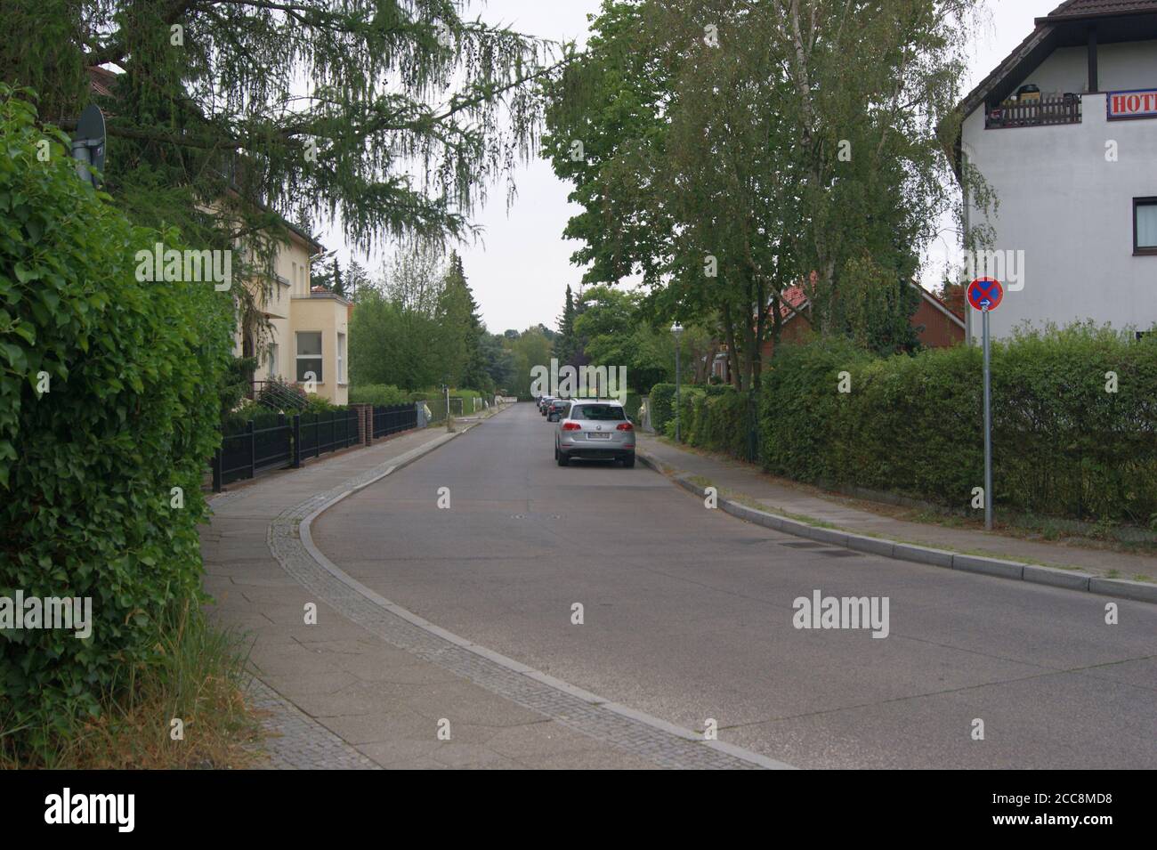 Der Sandheideweg Ecke Gatower Straße in Berlin-Spandau Stock Photo