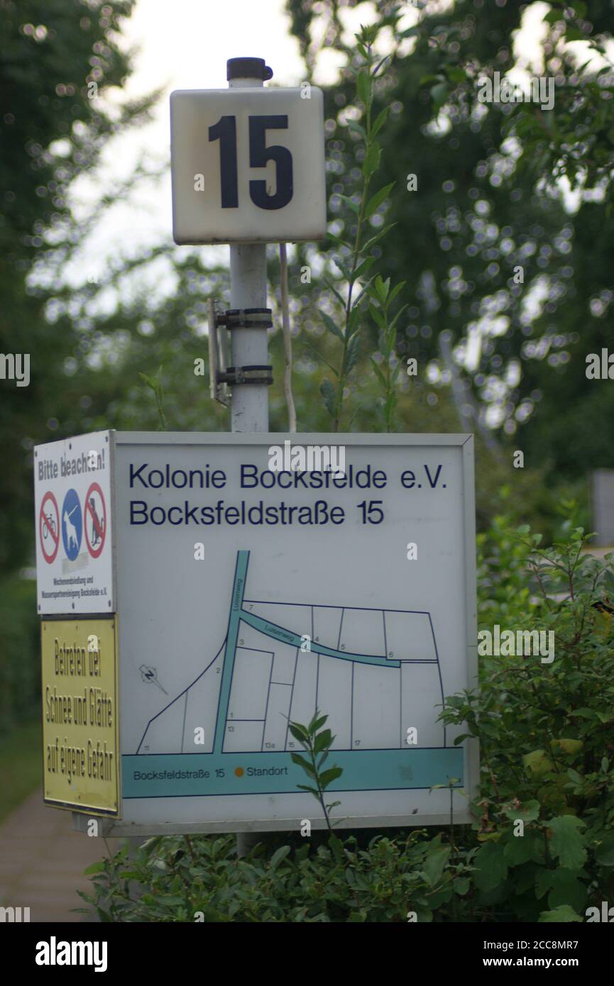 Kolonie Bocksfelde Stock Photo