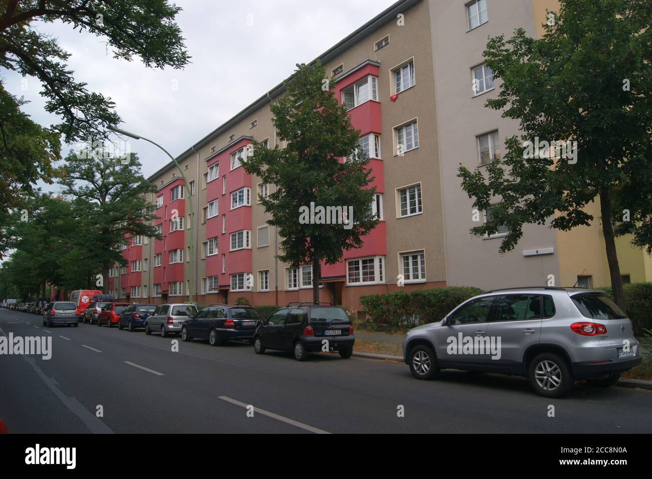 Wohnhäuser Pichelsdorfer Straße 10 bis 26 in Berlin-Spandau Stock Photo