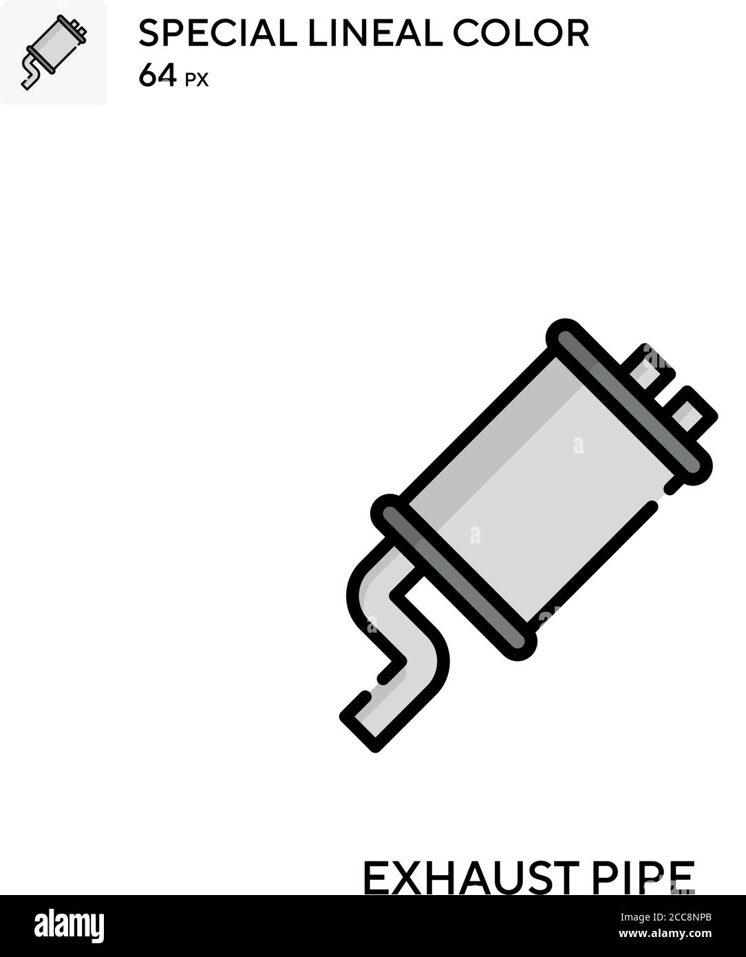 Exhaust Pipe Stock Vector Images Alamy