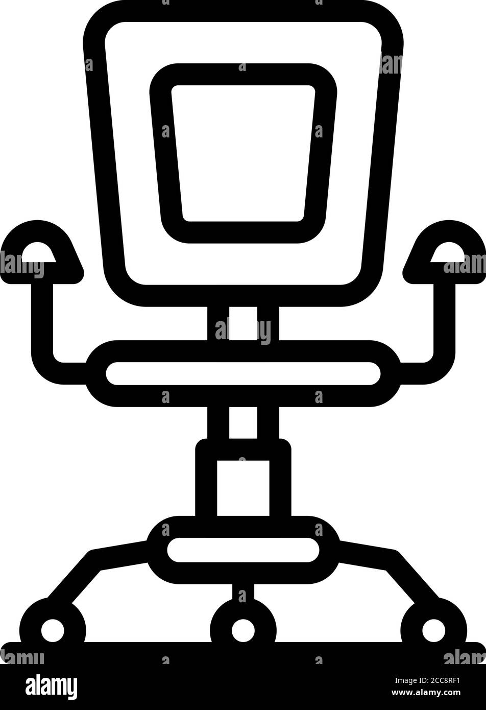 Office chair icon, outline style Stock Vector Image & Art - Alamy