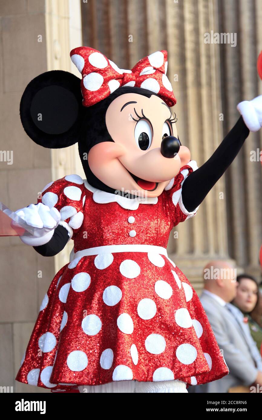 LOS ANGELES - JAN 22: Minnie Mouse at the Minnie Mouse Star Ceremony on ...