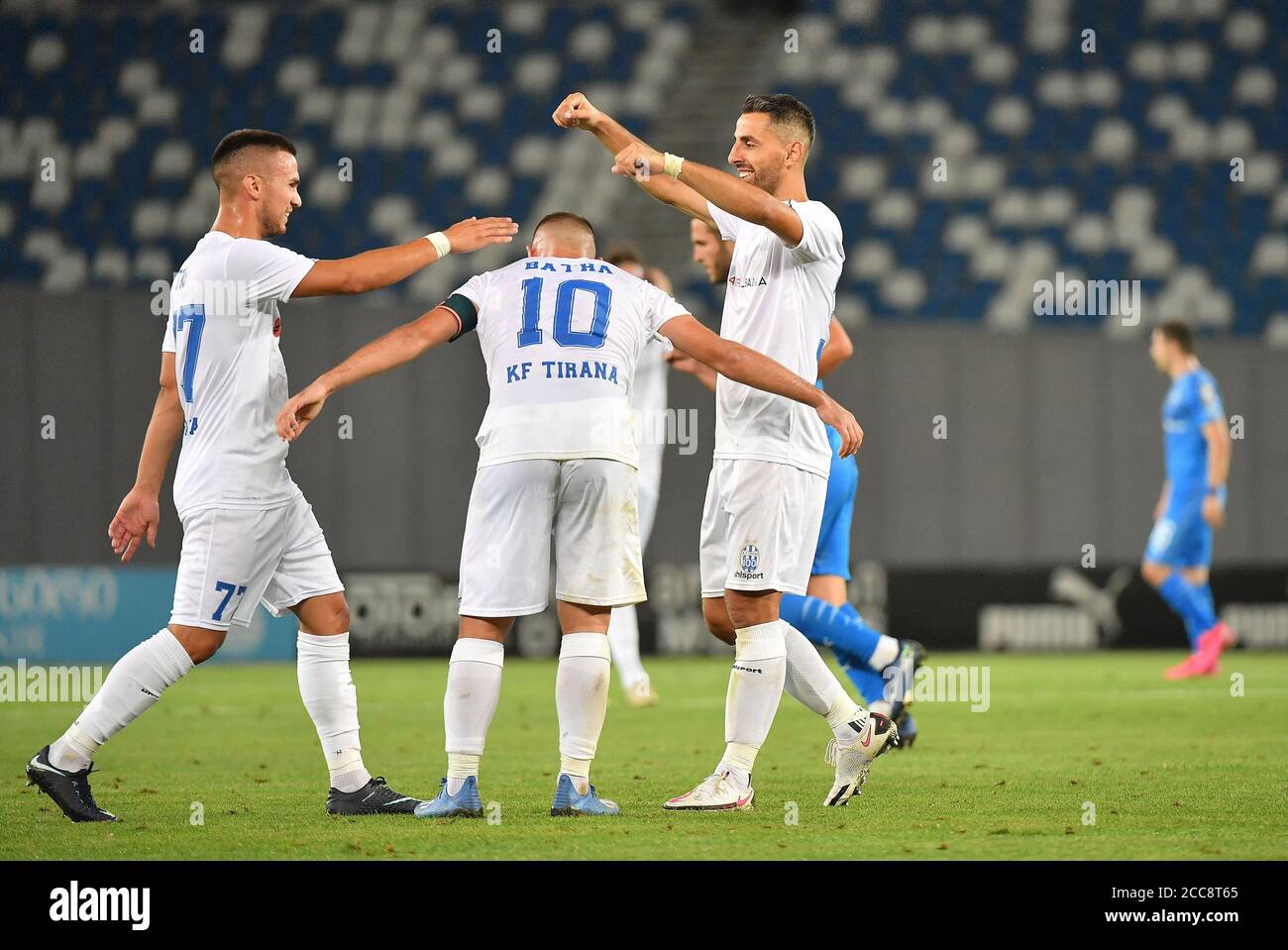 KF Tirana's Egbo sets three Champions League records in Dinamo