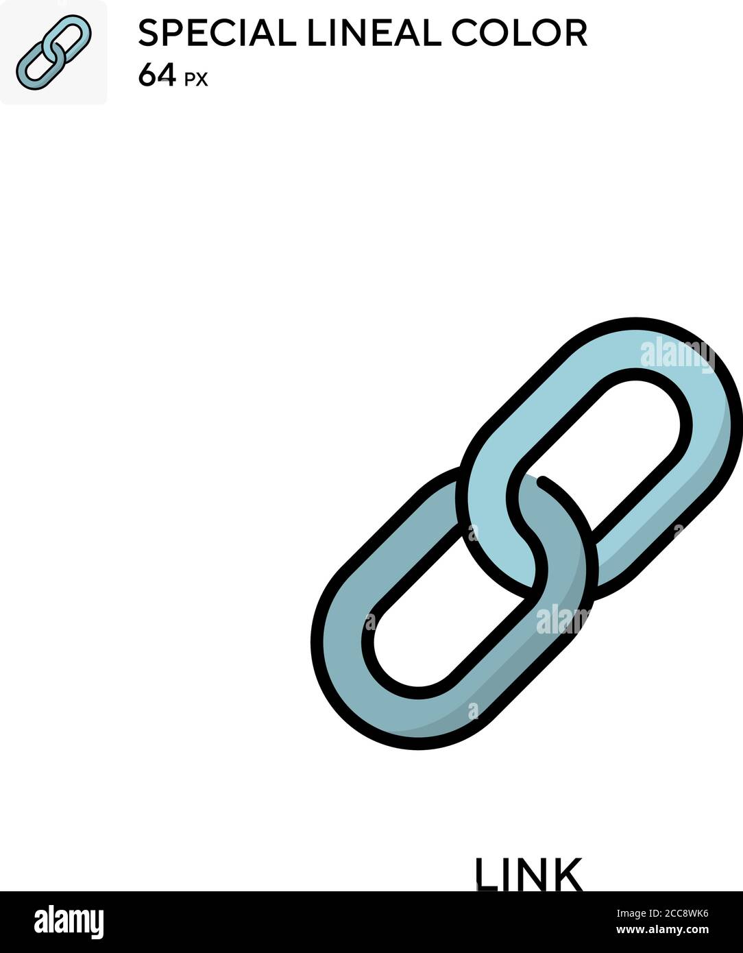 Link Special lineal color vector icon. Illustration symbol design ...