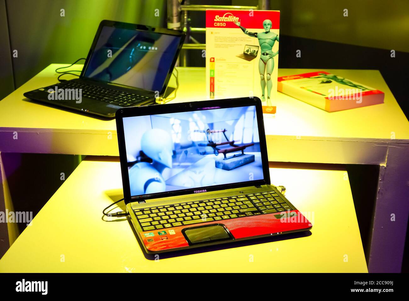 Johannesburg, South Africa June 21, 2012 Toshiba Laptop on display