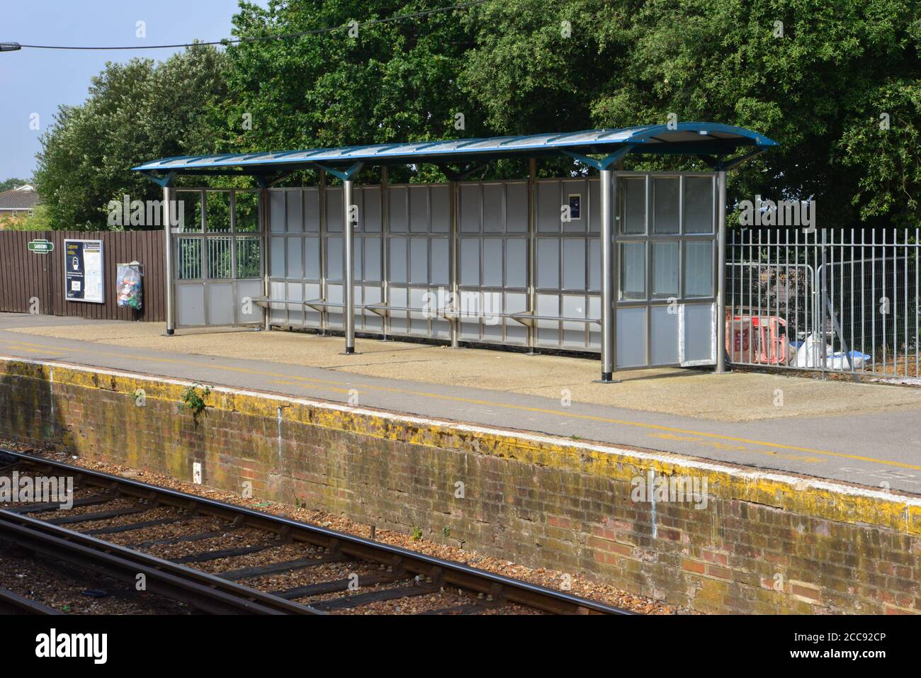 Sandown station on the Isle of Wight railway Stock Photo Alamy